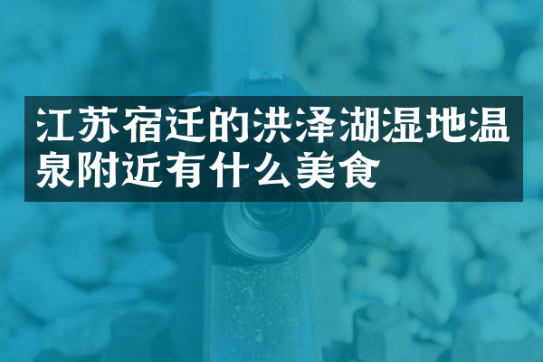 江苏宿迁的洪泽湖湿地温泉附近有什么美食