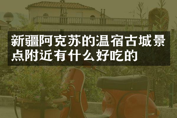 新疆阿克苏的温宿古城景点附近有什么好吃的