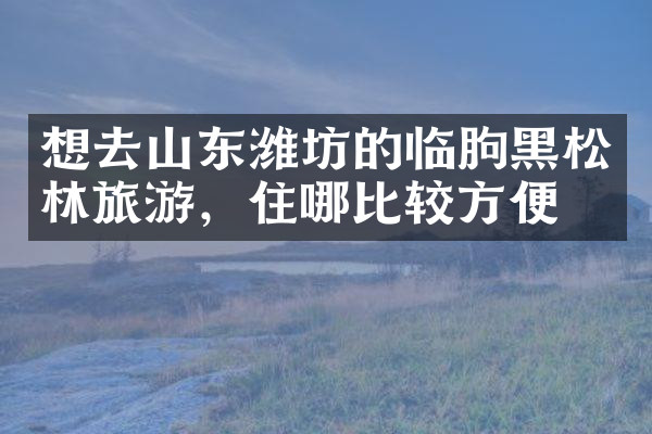 想去山东潍坊的临朐黑松林旅游，住哪比较方便