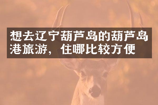 想去辽宁葫芦岛的葫芦岛港旅游，住哪比较方便