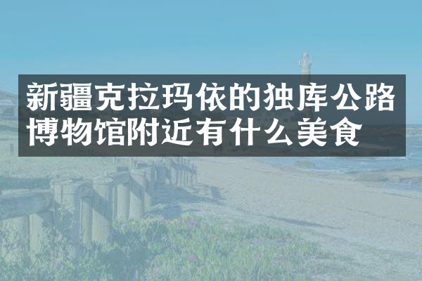新疆克拉玛依的独库公路博物馆附近有什么美食