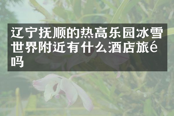辽宁抚顺的热高乐园冰雪世界附近有什么酒店旅馆吗