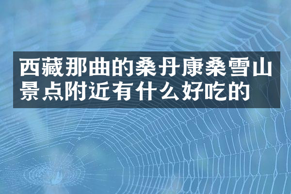 西藏那曲的桑丹康桑雪山景点附近有什么好吃的