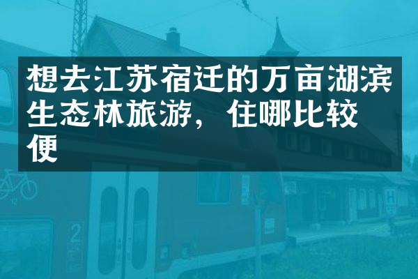 想去江苏宿迁的万亩湖滨生态林旅游，住哪比较方便