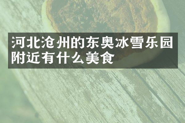 河北沧州的东奥冰雪乐园附近有什么美食