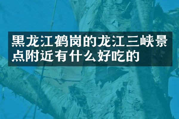 黑龙江鹤岗的龙江三峡景点附近有什么好吃的