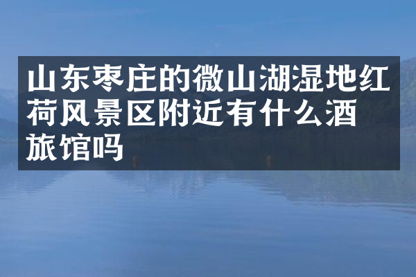 山东枣庄的微山湖湿地红荷风景区附近有什么酒店旅馆吗