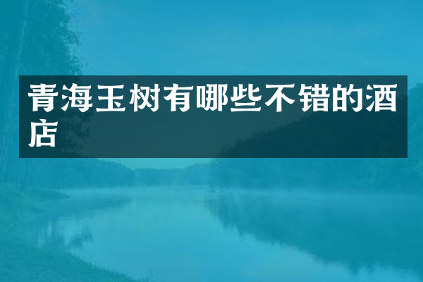青海玉树有哪些不错的酒店