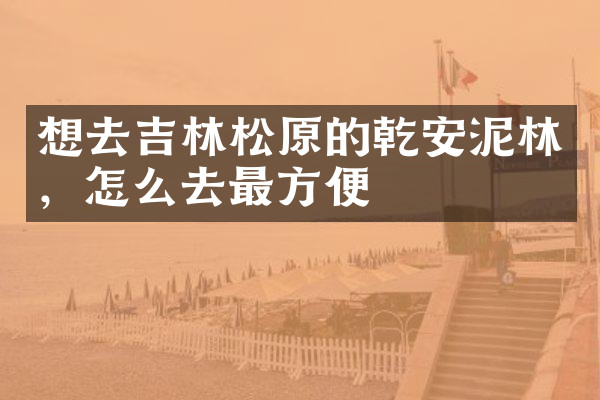 想去吉林松原的乾安泥林，怎么去最方便