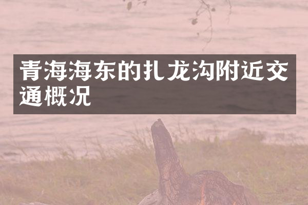 青海海东的扎龙沟附近交通概况