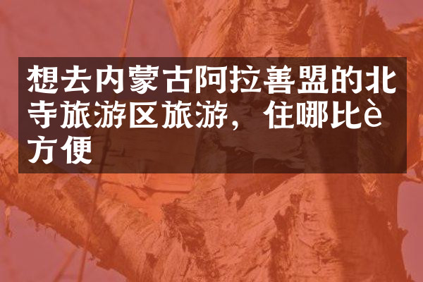 想去内蒙古阿拉善盟的北寺旅游区旅游，住哪比较方便