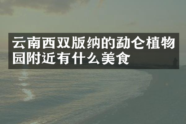 云南西双版纳的勐仑植物园附近有什么美食