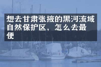 想去甘肃张掖的黑河流域自然保护区，怎么去最方便