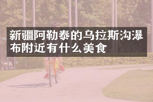 新疆阿勒泰的乌拉斯沟瀑布附近有什么美食