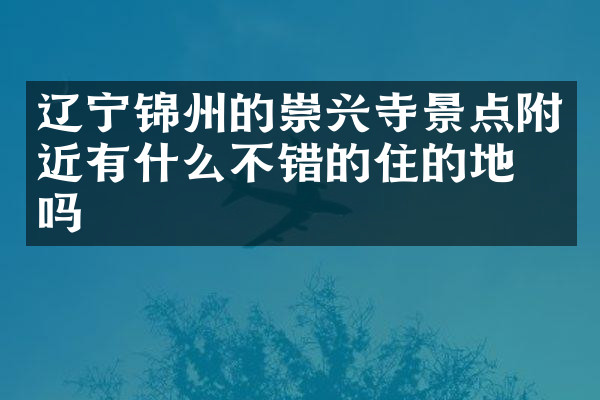 辽宁锦州的崇兴寺景点附近有什么不错的住的地方吗