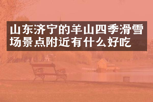 山东济宁的羊山四季滑雪场景点附近有什么好吃的