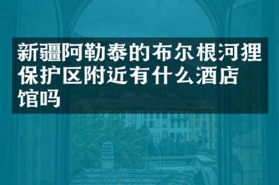 新疆阿勒泰的布尔根河狸保护区附近有什么酒店旅馆吗