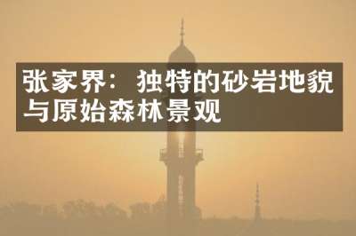 张家界：独特的砂岩地貌与原始森林景观