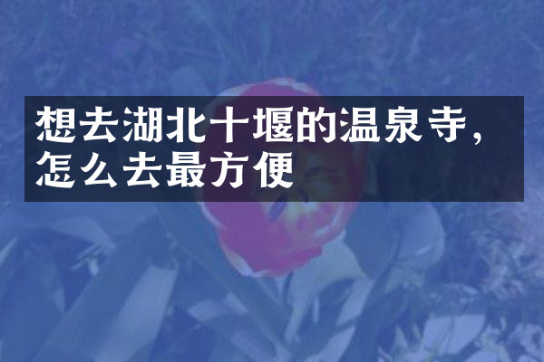 想去湖北十堰的温泉寺，怎么去最方便
