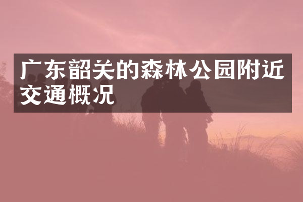 广东韶关的森林公园附近交通概况