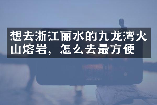 想去浙江丽水的九龙湾火山熔岩，怎么去最方便