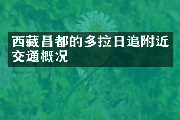 西藏昌都的多拉日追附近交通概况