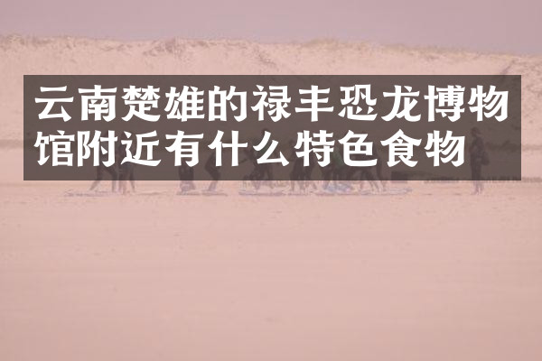 云南楚雄的禄丰恐龙博物馆附近有什么特色食物吗