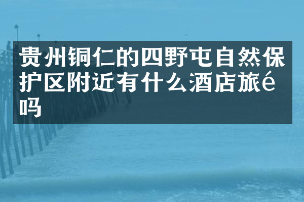 贵州铜仁的四野屯自然保护区附近有什么酒店旅馆吗
