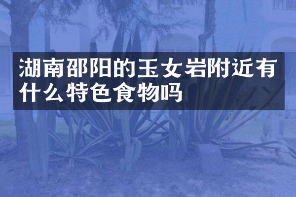 湖南邵阳的玉女岩附近有什么特色食物吗
