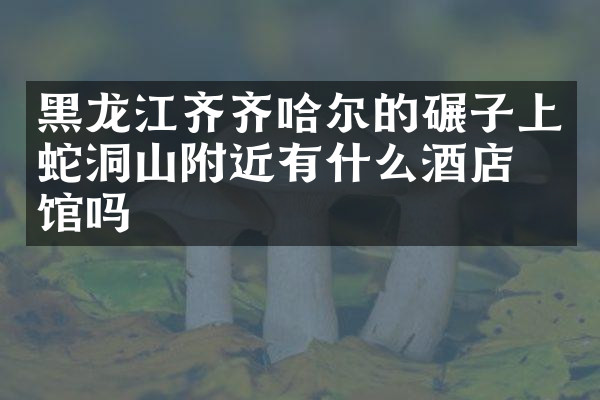 黑龙江齐齐哈尔的碾子上蛇洞山附近有什么酒店旅馆吗