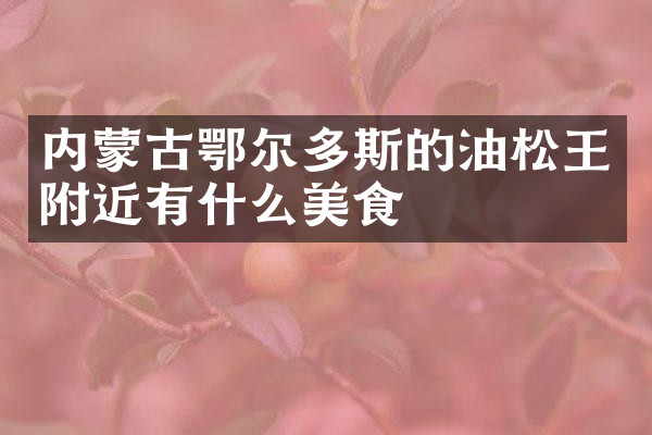 内蒙古鄂尔多斯的油松王附近有什么美食