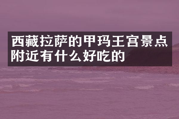 西藏拉萨的甲玛王宫景点附近有什么好吃的