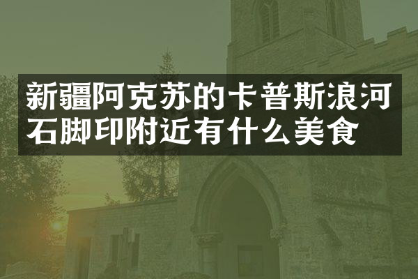 新疆阿克苏的卡普斯浪河石脚印附近有什么美食