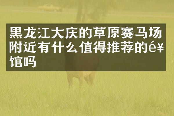 黑龙江大庆的草原赛马场附近有什么值得推荐的饭馆吗