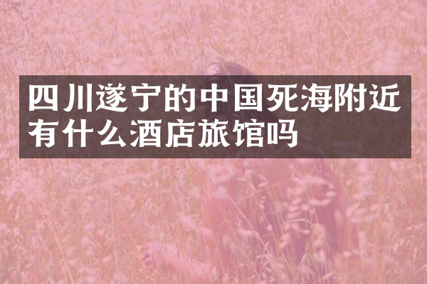 四川遂宁的中国死海附近有什么酒店旅馆吗