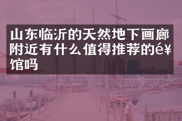山东临沂的天然地下画廊附近有什么值得推荐的饭馆吗