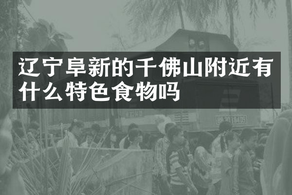辽宁阜新的千佛山附近有什么特色食物吗