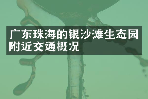 广东珠海的银沙滩生态园附近交通概况