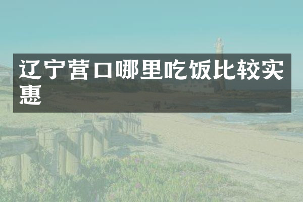 辽宁营口哪里吃饭比较实惠