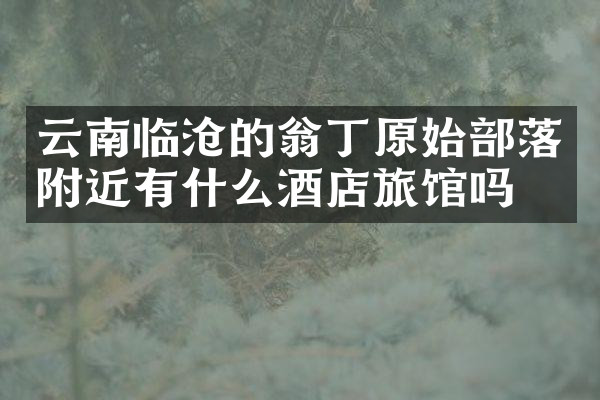 云南临沧的翁丁原始部落附近有什么酒店旅馆吗