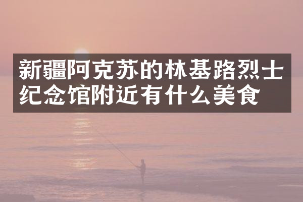 新疆阿克苏的林基路烈士纪念馆附近有什么美食