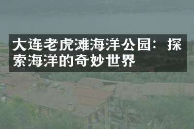 大连老虎滩海洋公园：探索海洋的奇妙世界