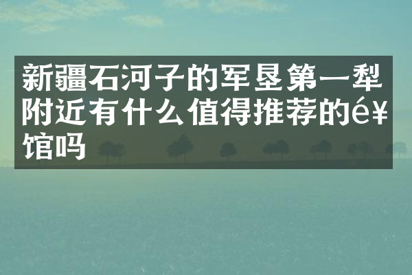 新疆石河子的军垦第一犁附近有什么值得推荐的饭馆吗
