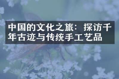 中国的文化之旅：探访千年古迹与传统手工艺品