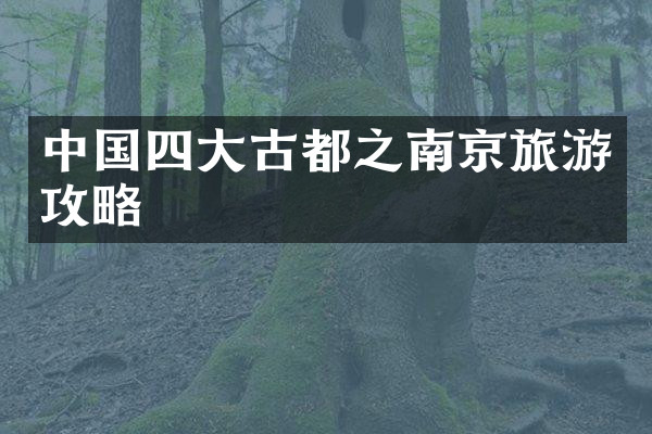中国四大古都之南京旅游攻略