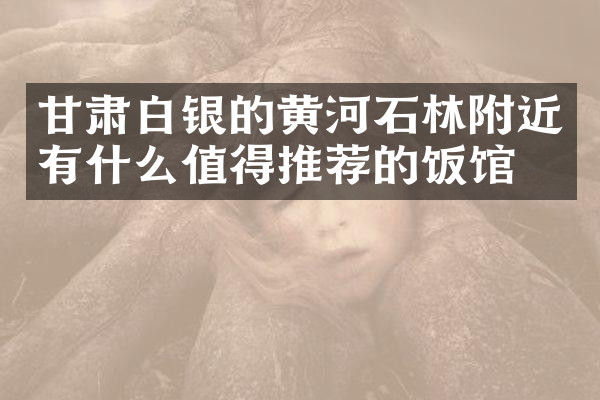 甘肃白银的黄河石林附近有什么值得推荐的饭馆吗