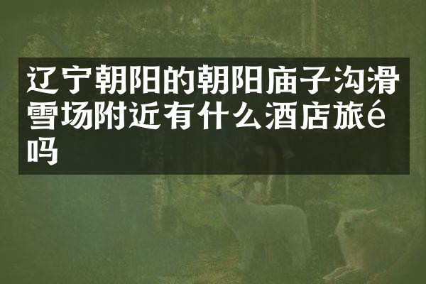 辽宁朝阳的朝阳庙子沟滑雪场附近有什么酒店旅馆吗