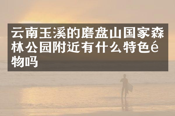 云南玉溪的磨盘山国家森林公园附近有什么特色食物吗