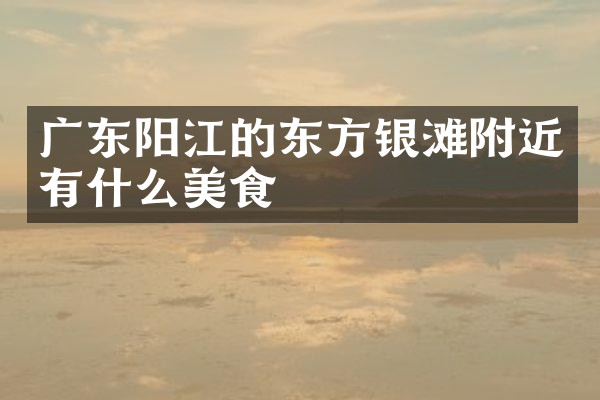 广东阳江的东方银滩附近有什么美食