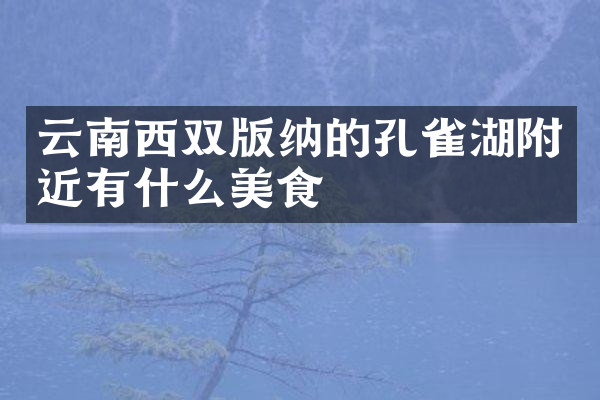 云南西双版纳的孔雀湖附近有什么美食